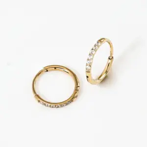 1.2 * 8mm Gold (a Pair)
