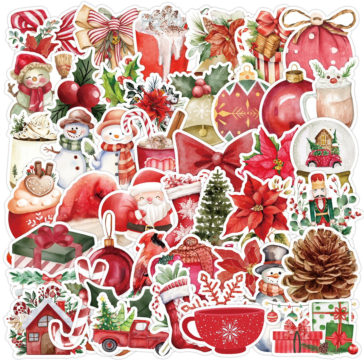 Wholesale 50 new Christmas graiti stickers