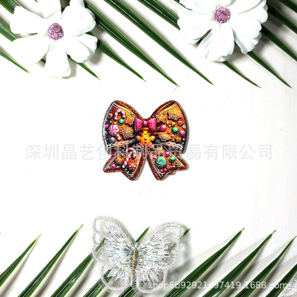 Wholesale Specializing in cross-border best-selling sequined acrylic DIY accessories and jewelry - Christmas cookie series, Jingyi Innovation Factory