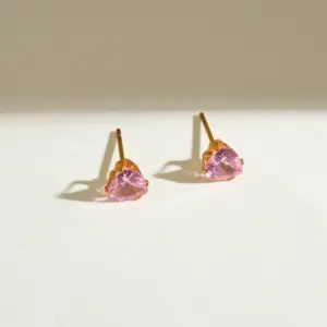 Earrings-6.29*5.99mm-Pink