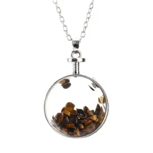 Silver Tiger-Shaped Stone