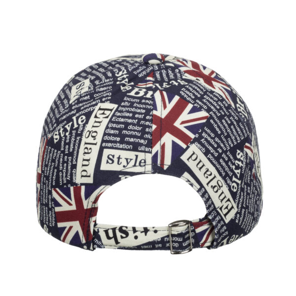 Wholesale Adult hat wholesale European and American men's and women's rice flag baseball cap cross-border British flag pattern sun hat B1129
