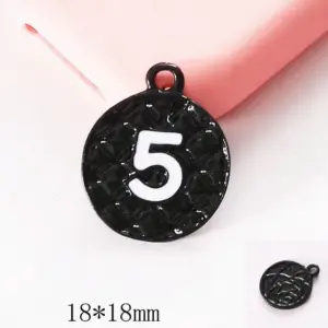 D887-5 Words (Black) / Diy Ornament