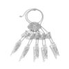 Wholesale Gothic mitten tapered tassel nail bracelet