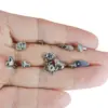 Wholesale Mini Titanium Alloy Ear Bone Stud Lip Stud Ear Cartilage Stud Piercing Wing Heart Geometric Pattern Unisex Body Jewelry