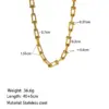 Wholesale PVD Coated Real Gold Plated U Shape 304 Stainless Steel Simple Style Waterproof Non Tarnish Bracelets Earrings Necklace