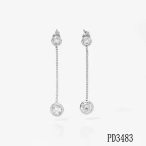 Silver Earrings PD3483