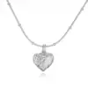 Wholesale Jewelry Elegant Sweet Simple Style Pentagram Heart Shape Bee Copper Zircon 18K Gold Plated Enamel Inlay Pendant Necklace