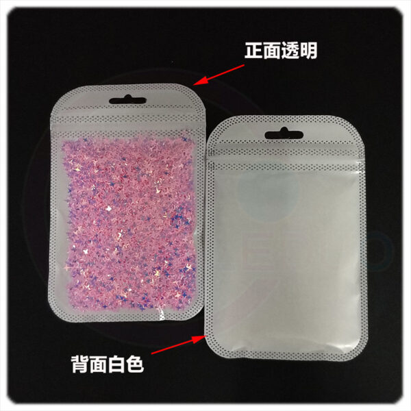 oly-d48be55117a6efd199c5f4fd8ca6d4f3 Wholesale Yaleduo 4mm Four-Corner Cross Star Manicure Eye Make Ziplock Bag Sequins DIY 10g Small Package Sequin Jewelry
