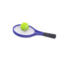 Wholesale 1:12 dollhouse accessories dollhouse simulation mini sports products tennis racket plus ball model tennis ball