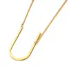 Wholesale Fashion Jewelry 26 Letters Stainless Steel Necklace Wholesale