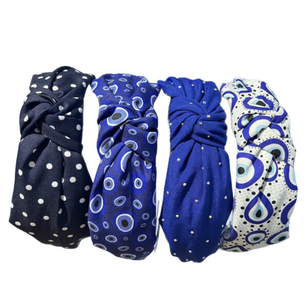 Wholesale Polka Dot Bow Headband for Women, Retro Square Scarf, Wide-Brimmed High Headband