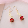Wholesale Vintage rose earrings