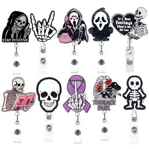 Wholesale Blackened Skeleton Medical Easy Pull Buckle