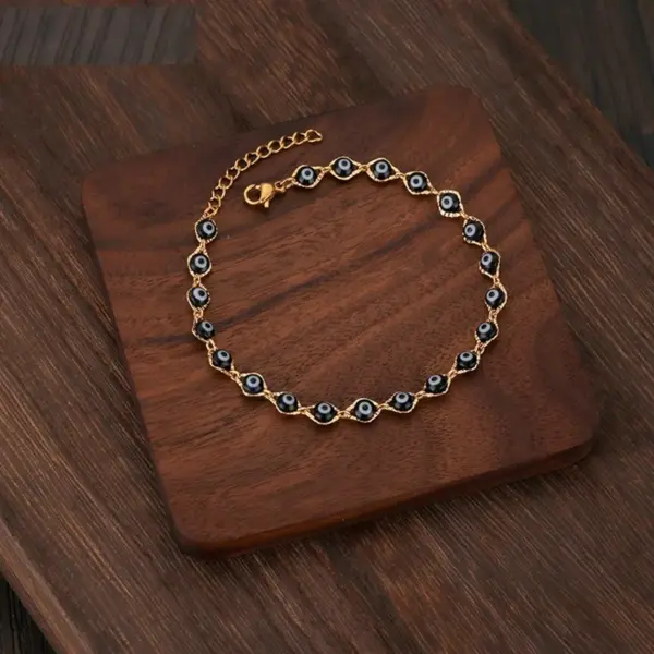 Copper Ethnic Style Plating Geometric Acrylic Bracelets