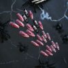 Wholesale Halloween bloody long T fake nail tips wear nail tips