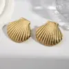 Wholesale Electroplating Golden Plated Triangle Square Oval 304 Stainless Steel Casual Simple Style Polishing Plating Earrings