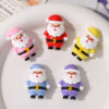 Wholesale Cartoon Santa Claus Beaded Rubber Beads