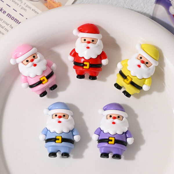 Wholesale Cartoon Santa Claus Beaded Rubber Beads