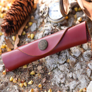 Red-brown oil skin