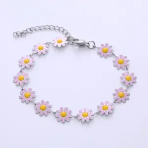 Silver + Pink Flowers