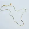 Simple Style Solid Color Stainless Steel Necklace