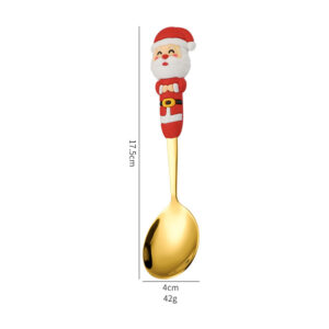 Santa spoon [gold]