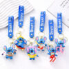 Wholesale New Street Stitch Keychain Cartoon Animation Stitch Doll Pendant Backpack Pendant Car Key Chain