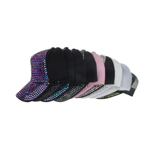 Wholesale Zhongmei Spring and Summer New Cross-border Special for Korean Tide Full Diamond Baseball Cap Sunshade Outdoor Sun Hat B618