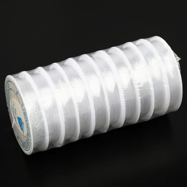 Wholesale 10pcs/pack Colorful Crystal fishing line elastic line TPU large roll string bead line diy jewelry accessories