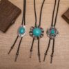 Wholesale Retro Bolo Tie Collar Rope Long Y-Shaped Necklace