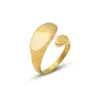 Wholesale PVD Coated Real Gold Plated 18K Gold Geometric 304 Stainless Steel Fashion Waterproof Non Tarnish