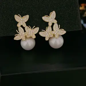 E1134--Golden Pearl Butterfly Male