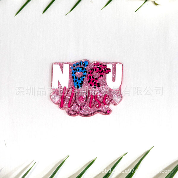 Wholesale 10pcs/pack Sequin Acrylic DIY Accessories - Nurse Series