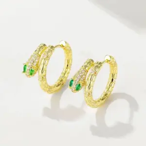 D0434 Snake Ear Clip-Gold