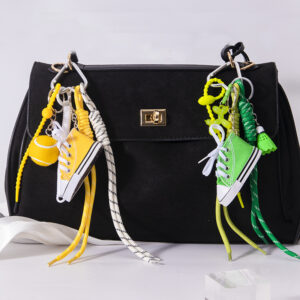 Wholesale Mini Multicolor Canvas Shoe Golf Keychain