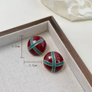 Red and Blue Oil Drops-