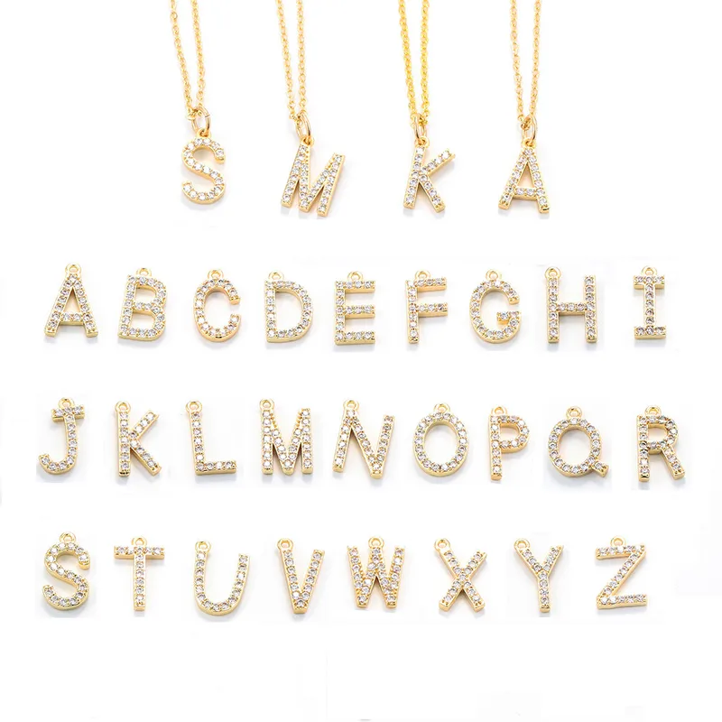 Wholesale Copper Inlaid Zircon Copper Necklaces