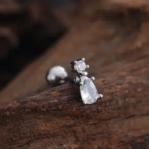 3437 Silver / Ear Studs