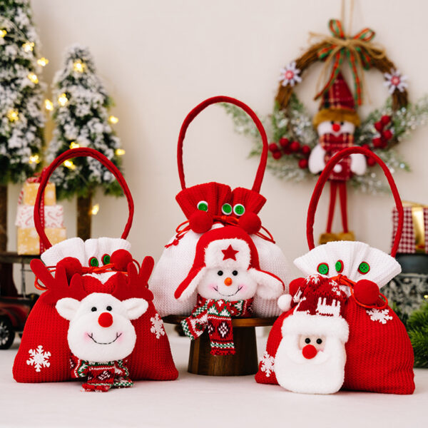 Wholesale Christmas apple bag tote bag decoration supplies