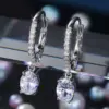 Wholesale Fashion Inlaid Round Zircon Copper Earrings Wholesale