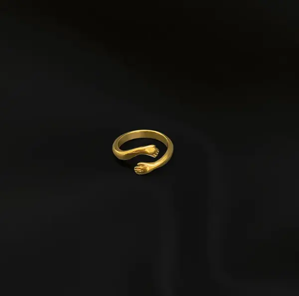 Wholesale Jewelry Fashion Heart 304 Stainless Steel Titanium Steel Shell 18K Gold Plated Vacuum Plating PVD Coated Plating Inlay