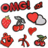 oly-d5ccaf79884bf950c753addf41b8b415 Wholesale Computer Embroidery English Love Patch Patch Shoes and Hats Luggage Accessories Accessories Accessories Decorative Embroidery Cloth Patch