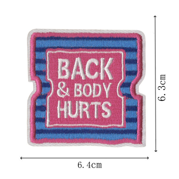 Wholesale New Embroidered Badge Patch Cloth Stickers Humorous Cross-border patches Wholesale Decorative Clothes Shoes and Hats Stickers