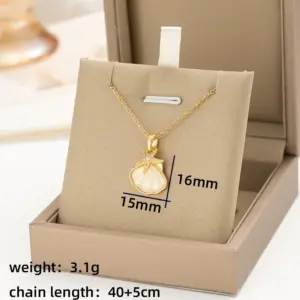 Gold White Starfish Shell