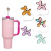 oly-d60ddae2b769c6f946397c7b3d76e0fc Wholesale sweetheart series straw cover straw cap silicone dust plug cute anime party straw decoration products