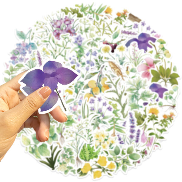 Wholesale 50 vintage green herbal Chinese medicine stickers