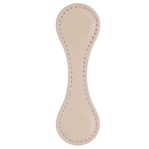 Magnetic buckle bookmark / Litchi Brown (with edge)