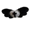Wholesale White Angel Heart Cross Wings Hairpin Side Clip Sexy Subculture Design Harajuku Style Cute Headdress for Women