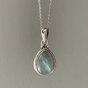 Wholesale Cross-Border New Style Bohemian Retro Style Drop-Shaped Inlaid Rhinestone Fashion Pendant Necklace